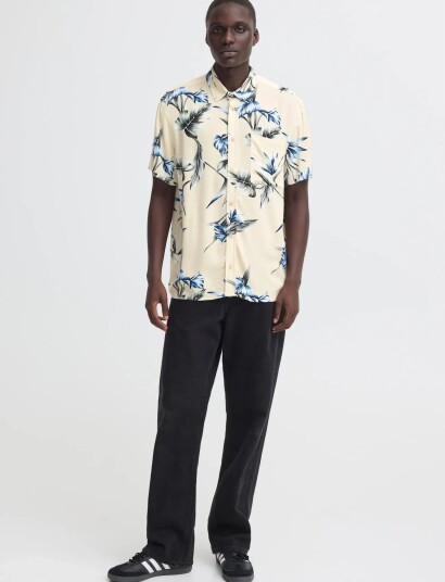 Blend Bhamelo Shirt Print CreaM Blend Bhamelo Shirt Print CreaM