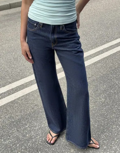 Levi's Blå Middy Loose Boot