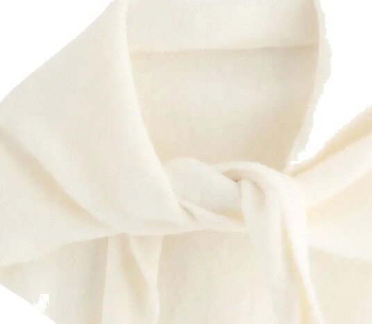Lindex Triangle Scarf OFF WHITE One Size