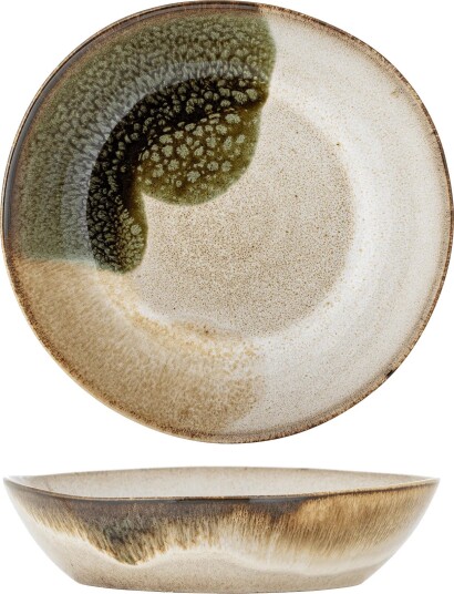 Bloomingville Jules dybdetallerken 22 cm Green