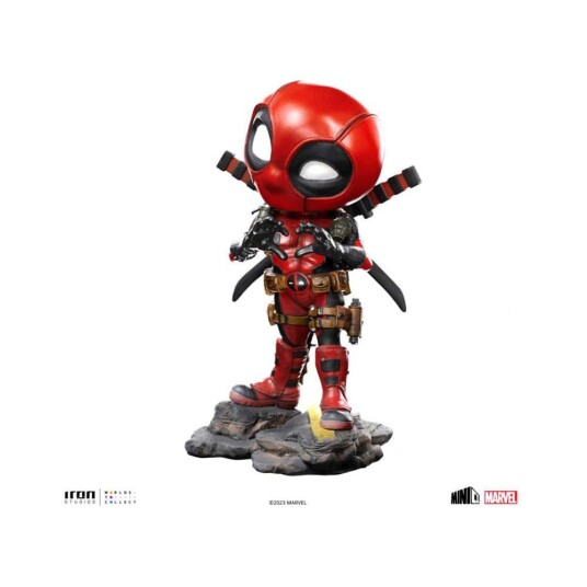 Iron Studios MiniCo Deadpool Marvel Comics Figur