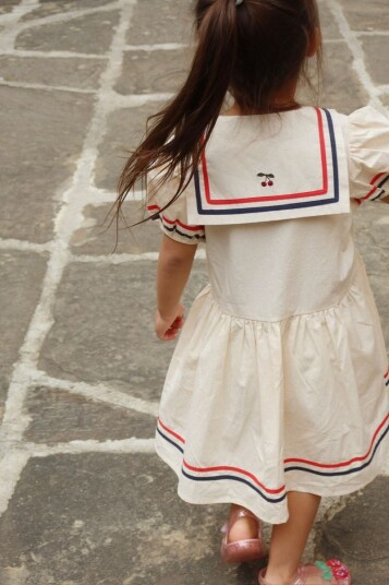Konges Sløjd Allie dress gots – eggnog   3år