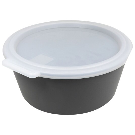 koziol Matbeholder til flergangsbruk Move; 700ml, 15.7x7.7 cm (ØxH); Grå; Rund; 10 Stykk / Forpakning