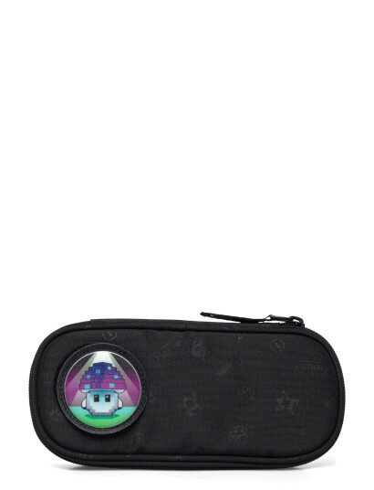 Beckmann Norway Oval Pencil Case Pixel Black ONE SIZE Beckmann Norway Oval Pencil Case Pixel Black ONE SIZE