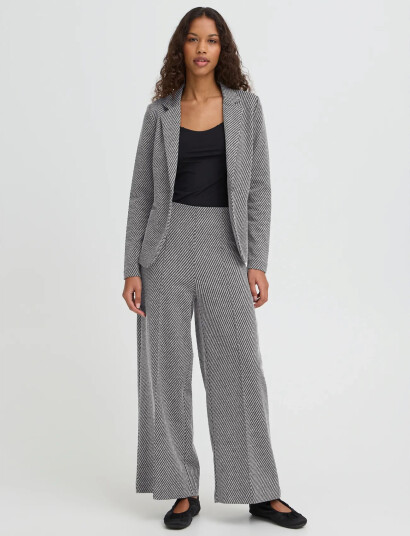 ICHI Ihkate Twillish Wide Pa - Black - M ICHI Ihkate Twillish Wide Pa - Black - M
