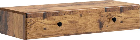 vidaXL Vegghengt Sidebord Gammelt tre 87,5 x 34,5 x 17 cm