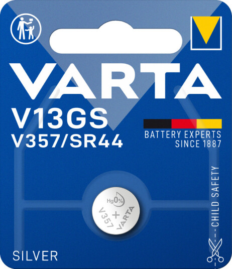 Varta SR44 Sølvoksid Knappcellebatteri 1.55V 155mAh