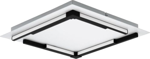 Eglo Zampote Ceiling 380X380 3300Lm Hvit/Svart