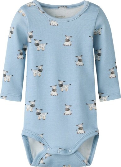 Name It Body I/e Nbmlois Ashley Blue Name It 50 Langermet Body Blå Lyseblå
