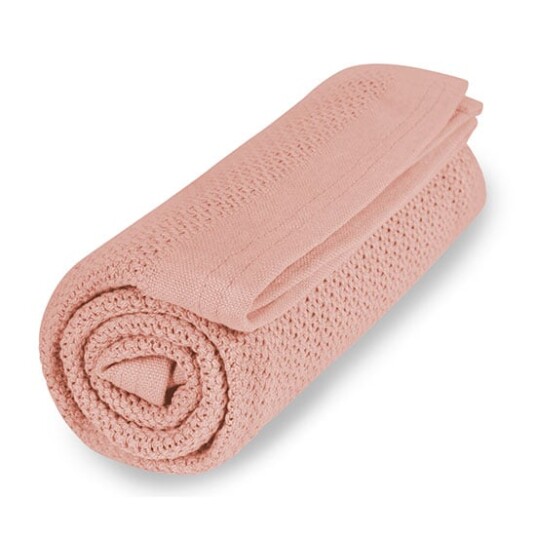 Vinter & Bloom Filt Soft Grid Blanket ECO Cloud Pink Vinter & Bloom Filt Soft Grid Blanket ECO Cloud Pink