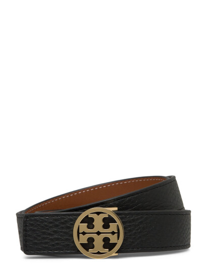 Tory Burch 1" Miller Reversible Belt - Black - L Tory Burch 1" Miller Reversible Belt - Black - L