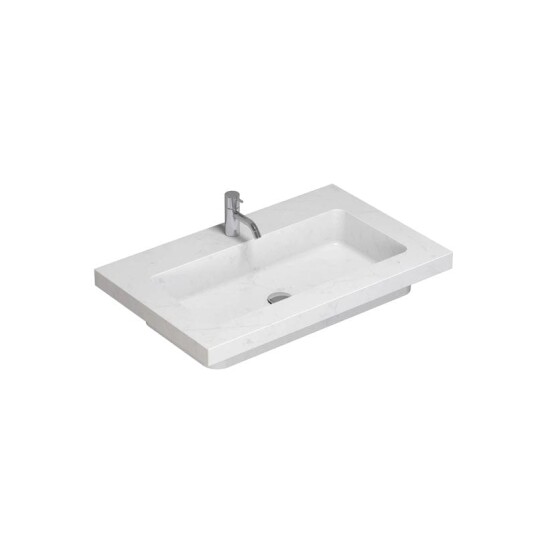 Dansani Calidris Unique Silestone Måltilpasset Eternal Statuario 80cm
