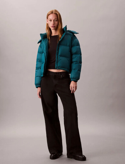 Calvin Klein Jeans Essential Midweight Puffer Jacke - Blue - M Calvin Klein Jeans Essential Midweight Puffer Jacke - Blue - M