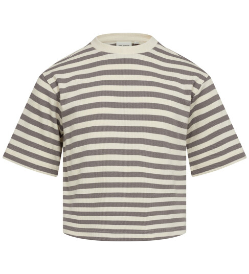 Sofie Schnoor T skjorte Rib Steel Grey 8 år 128 T skjorte Grå Hvit Sofie Schnoor T skjorte Rib Steel Grey 8 år 128 T skjorte Grå Hvit