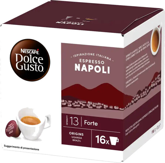 Nescafé | Espresso Napoli 16 kapsler til Nescafé Dolce Gusto