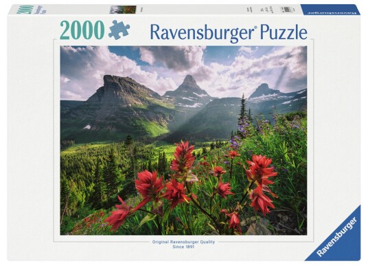 Ravensburger Puslespill 2000 Brikker Pristine Mountains