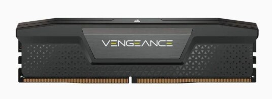 CORSAIR VENGEANCE 16GB  1x16GB  DDR5 5200 CL40-40-40-77 1.25V Std PMIC Intel XMP Memory - Black