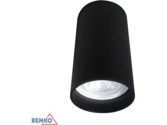 Bemko Taklampe Ultter Punkt Takarmatur, Ikke Justerbar Fi55 Gu10 Maks. 1X50w Sort C23-Dlu-R-Gu10-150-Bl