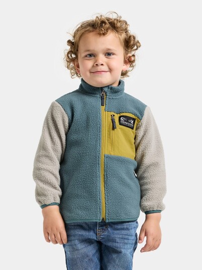 Didriksons Kids' Anten Full Zip Factory Blue 110 Didriksons Kids' Anten Full Zip Factory Blue 110