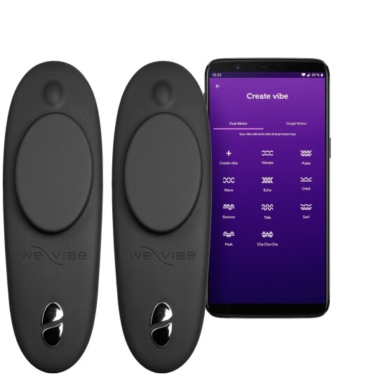 We-Vibe Us Sett med Moxie Trusevibrator - Svart We-Vibe Us Sett med Moxie Trusevibrator - Svart