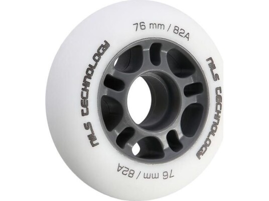 Nils Extreme Pu 76X24 82A Hvit Matte Hjul (4 Stk) Nils Extreme