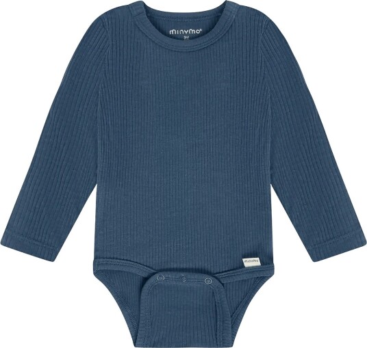 Minymo Body Ls Rib - Navy - 68