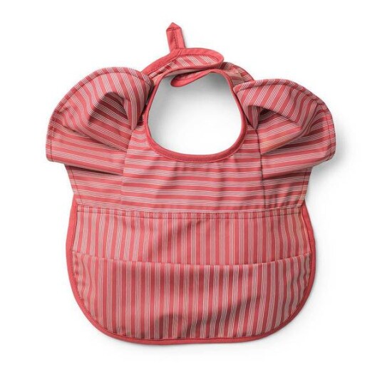 Elodie Pinafore Blush Baby Bib Smekke
