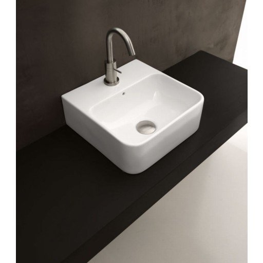 Lavabo Axa 1020 servant, 35x35 cm, hvit Lavabo Axa 1020 servant, 35x35 cm, hvit