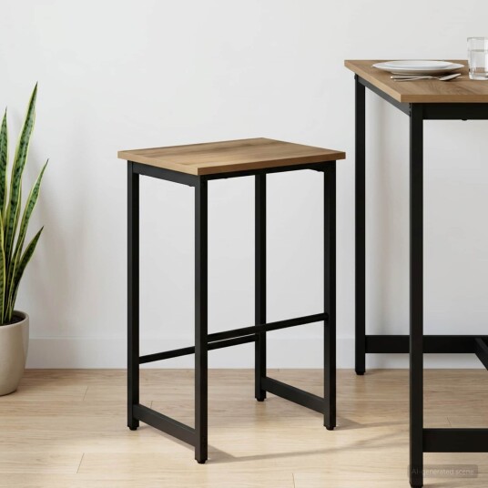 vidaXL Barstol Artisan eik 40 x 32 x 64 cm Konstruert tre vidaXL Barstol Artisan eik 40 x 32 x 64 cm Konstruert tre