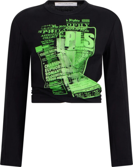 Philosophy di Lorenzo Serafini Dame Topper Svart S,