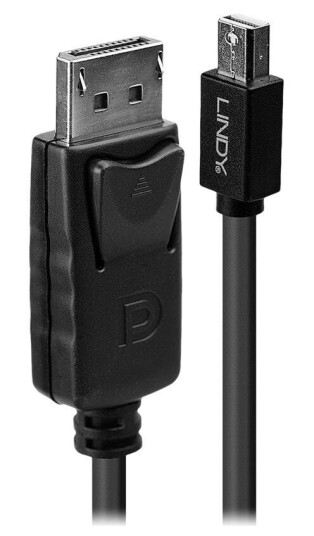 Lindy DisplayPort-kabel 5m 1.2 2560x1600 Gullkontakt