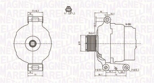 Dynamo MAGNETI MARELLI 063731639010