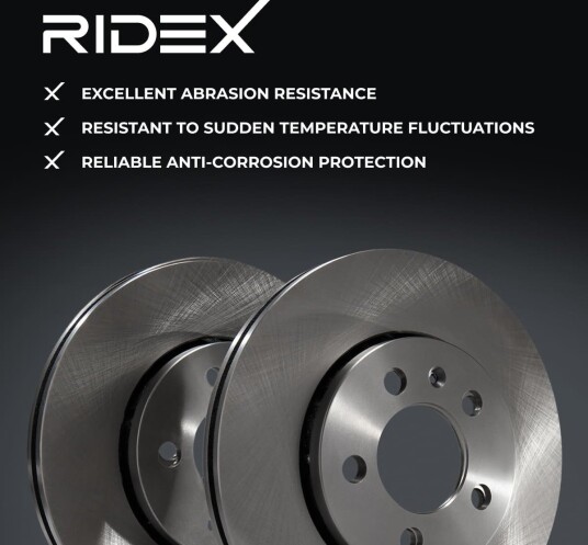Bremseskive RIDEX 82B3482