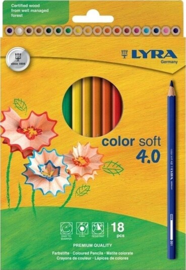 Color Soft 4.0 Hengende Blyant 18 Farger