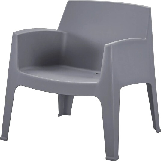 Leitmotiv Lounge Chair Recreo Grey H74CM Leitmotiv Lounge Chair Recreo Grey H74CM