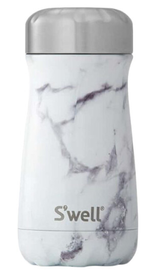 S'well Traveler White marble 350ml