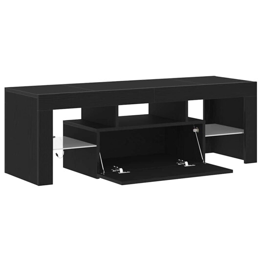 TV skap Svart 120 x 35 x 40 cm Konstruert tre TV skap Svart 120 x 35 x 40 cm Konstruert tre
