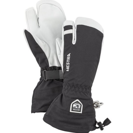 Hestra Army Leather Heli Ski - 3 Finger Black 12 Hestra Army Leather Heli Ski - 3 Finger Black 12