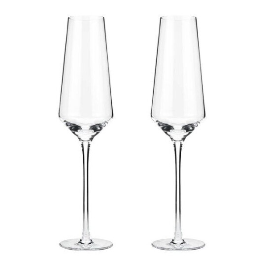 Viski   Raye vinklet champagneglass i krystall 24 cl 2 stk