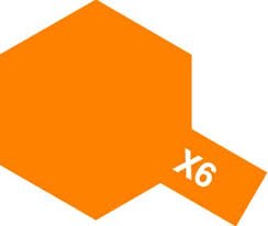 Tamiya X-6 Orange Colour Paint Marker