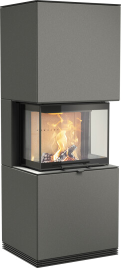 Contura i61AA panorama elementpeis med Artstone Antracit omramming
