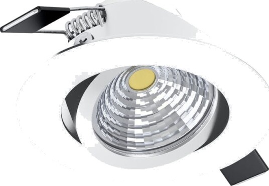 Innfelt lampe Saliceto 88 mm 4000K Hvit