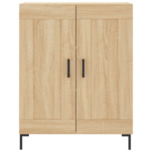 vidaXL Skjenk sonoma eik 69,5x34x90 cm konstruert tre
