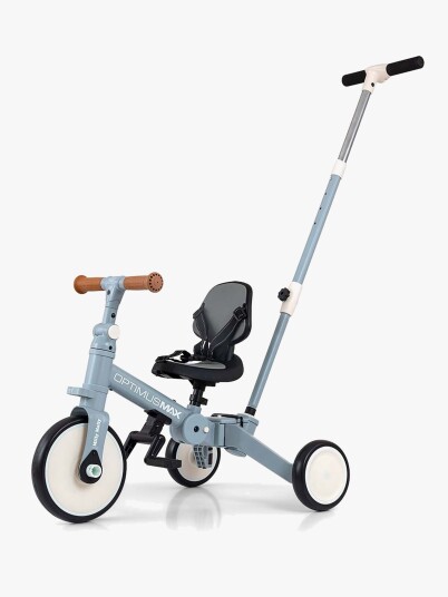 Milly Mally Optimus Max Trehjulssykkel 4 In 1 Denim