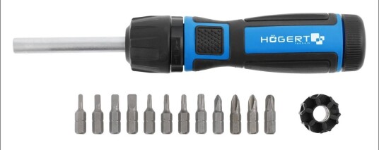 Skrutrekkersett Hogert Ht1s215 13 Stk. Skrutrekkersett Hogert Ht1s215 13 Stk.