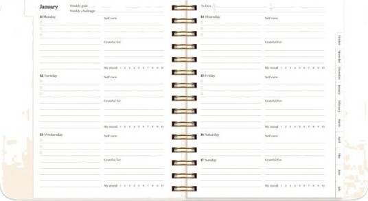 Burde Life Planner Delicate Flowers 2027 Burde Life Planner Delicate Flowers 2027