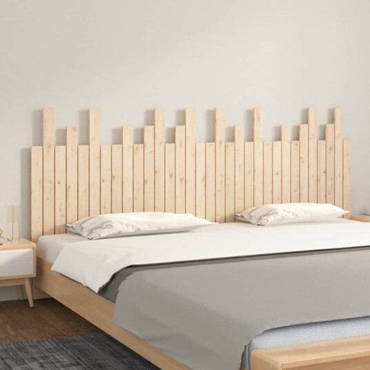  Veggmontert sengegavl 204x3x80 cm heltre furu