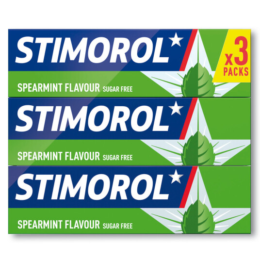 Stimorol Spearmint Tyggegummi - 3-pk.