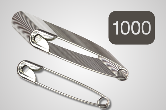 1000 sikkerhetsnåler