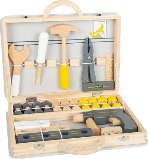 Small Foot Wooden Tool Box Miniwob 44 pcs.